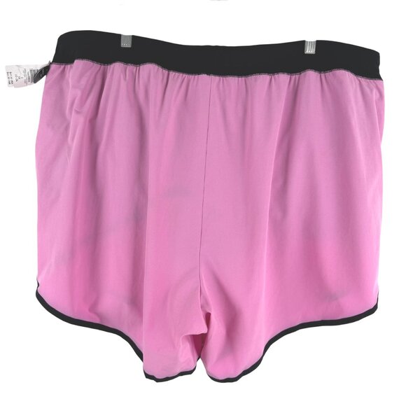 Torrid Active Swim Shorts Bottom 3X Pink Black Trim Polyester Blend NWT SW-2103 - Picture 4 of 11
